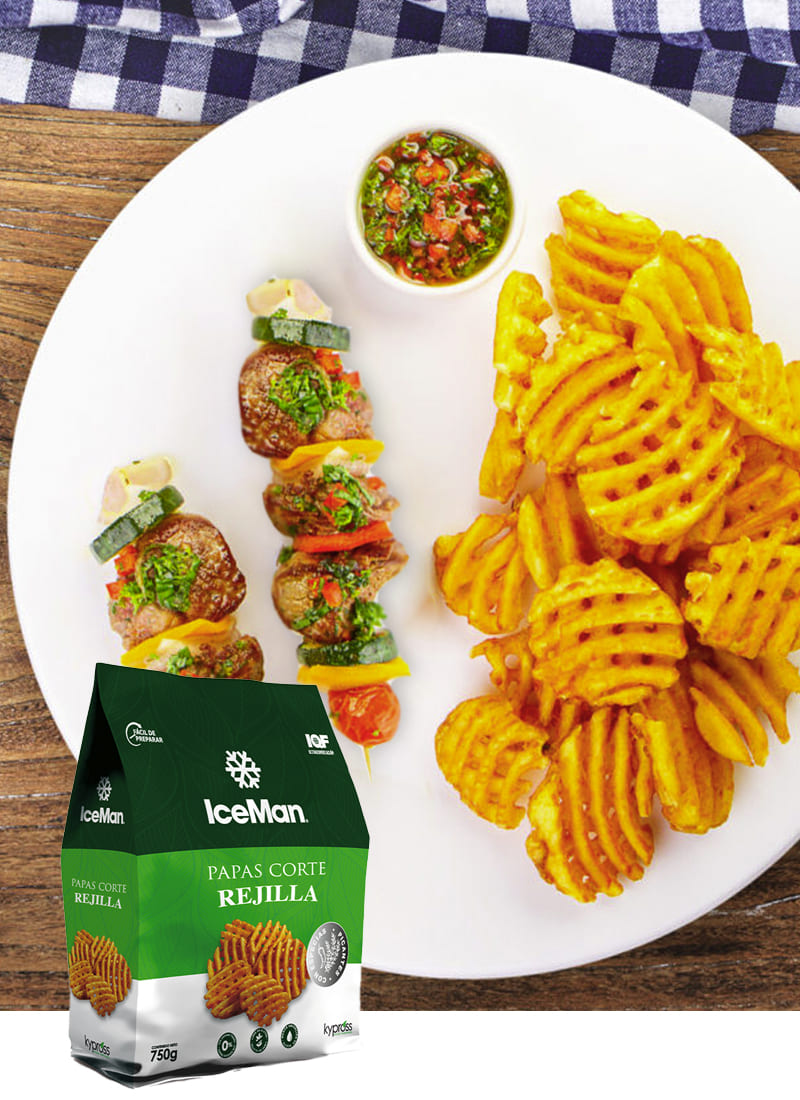 BROCHETAS DE LOMO FINO CON PAPAS CORTE REJILLA ICEMAN copia